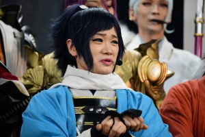 ミュージカル『刀剣乱舞』 ～真剣乱舞祭2018～　最終公演前会見に登壇した大和守安定（鳥越裕貴）