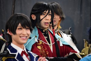 ミュージカル『刀剣乱舞』 ～真剣乱舞祭2018～　最終公演前会見に登壇した和泉守兼定（有澤樟太郎）