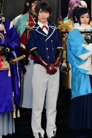 ミュージカル『刀剣乱舞』 ～真剣乱舞祭2018～　最終公演前会見に登壇した堀川国広（阪本奨悟）