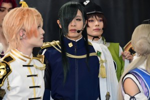 ミュージカル『刀剣乱舞』 ～真剣乱舞祭2018～　最終公演前会見に登壇したにっかり青江（荒木宏文）