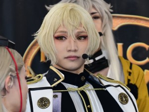 ミュージカル『刀剣乱舞』 ～真剣乱舞祭2018～　最終公演前会見に登壇した髭切（三浦宏規）