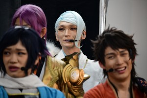 ミュージカル『刀剣乱舞』 ～真剣乱舞祭2018～　最終公演前会見に登壇した巴形薙刀（丘山晴己）