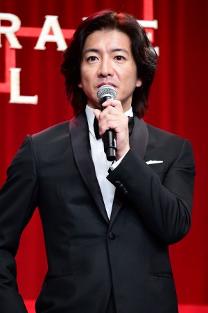 『マスカレード・ホテル』完成披露試写会に登場した木村拓哉