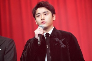 『マスカレード・ホテル』完成披露試写会に登場した泉澤祐希