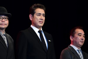 『マスカレード・ホテル』完成披露試写会に登場した宇梶剛士