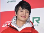 「JR SKISKIキャンペーン」記者発表会に登壇した伊藤健太郎