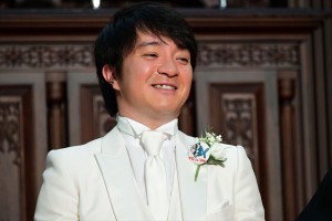 新春ドラマスペシャル『釣りバカ日誌 新米社員浜崎伝助 瀬戸内海で大漁！結婚式大パニック編』記者会見に登場した濱田岳