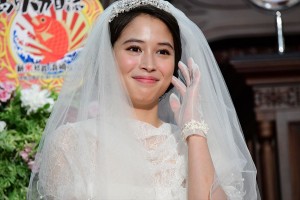 新春ドラマスペシャル『釣りバカ日誌 新米社員浜崎伝助 瀬戸内海で大漁！結婚式大パニック編』記者会見に登場した広瀬アリス