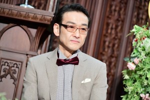 新春ドラマスペシャル『釣りバカ日誌 新米社員浜崎伝助 瀬戸内海で大漁！結婚式大パニック編』記者会見に登場した吹越満