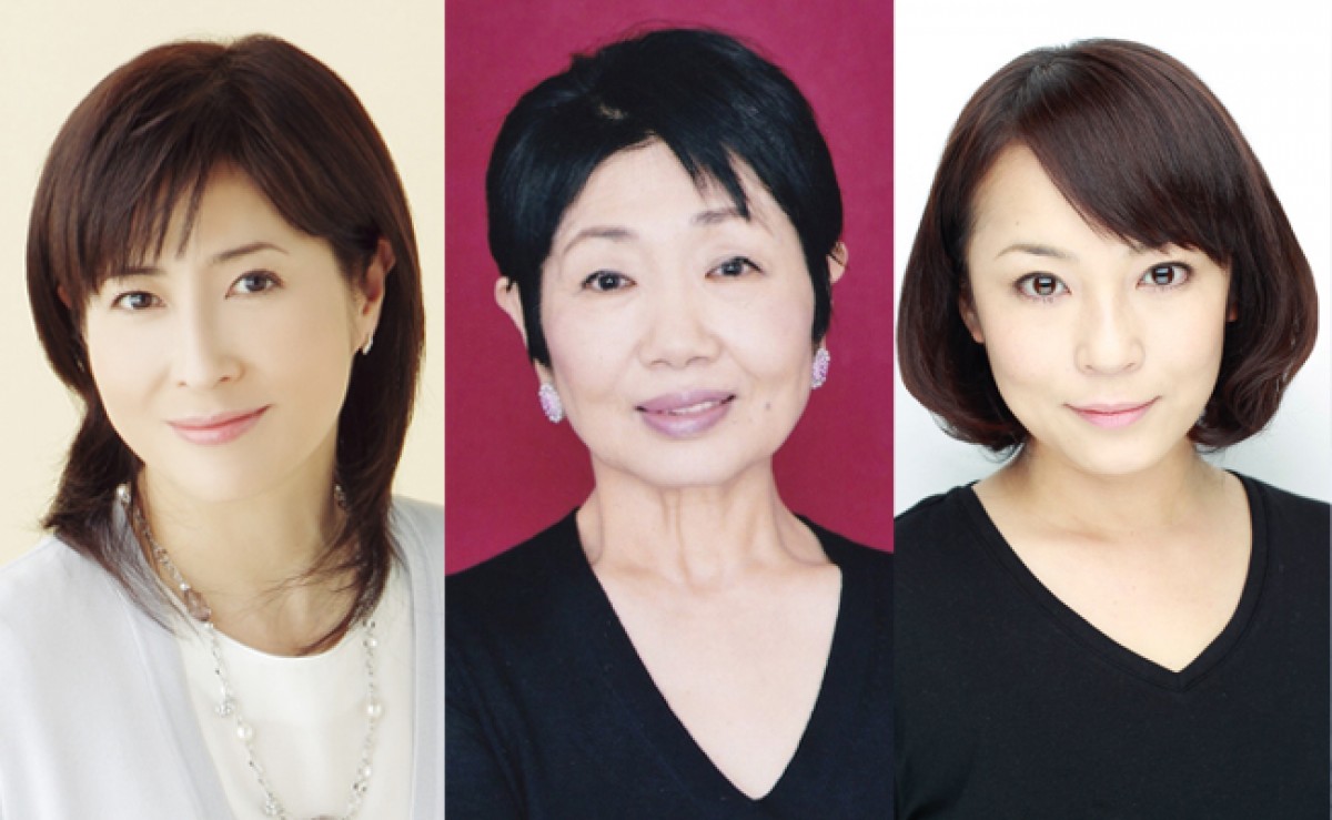 （左から）岡江久美子、泉ピン子、佐藤仁美