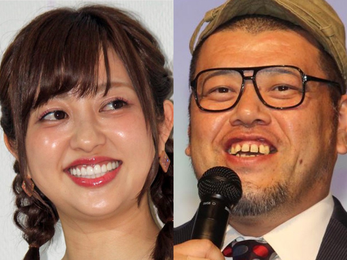 (左から)菊地亜美、野性爆弾くっきー
