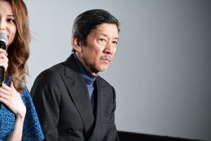 フジテレビ開局60周年特別企画『レ・ミゼラブル 終わりなき旅路』完成披露試写会に登場した奥田瑛二