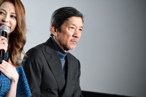 フジテレビ開局60周年特別企画『レ・ミゼラブル 終わりなき旅路』完成披露試写会に登場した奥田瑛二