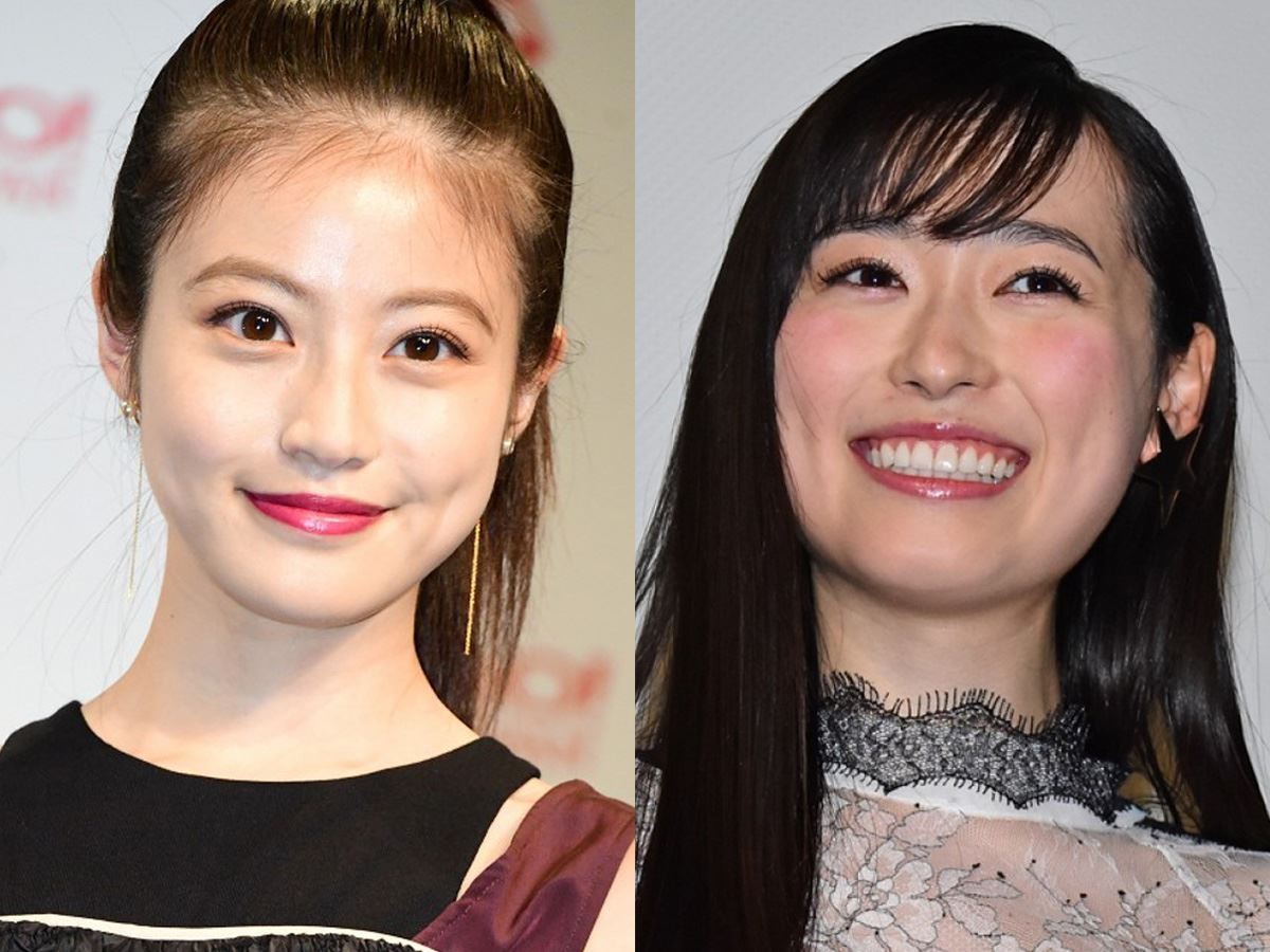 (左から)今田美桜、福原遥
