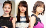 2019年にブレイク期待女優　（左から）今田美桜、清原果耶、上白石萌歌