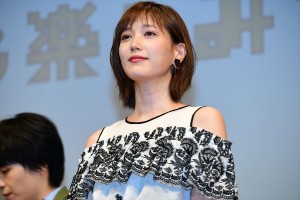 『ゆうべはお楽しみでしたね』制作発表会に登場した本田翼