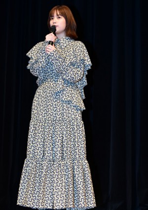 『ゆうべはお楽しみでしたね』制作発表会に登場した筧美和子