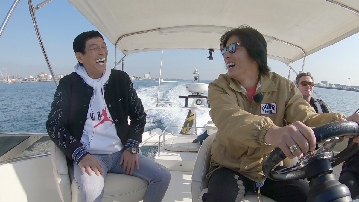通算17回目の『さんタク』で豪華クルーザー操縦&寒ブリ釣りに挑戦する明石家さんまと木村拓哉