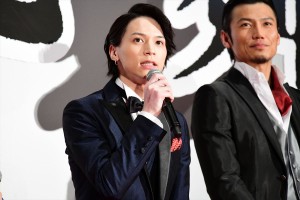 『映画刀剣乱舞』完成披露上映会に登場した北村諒