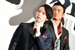 『映画刀剣乱舞』完成披露上映会に登場した北村諒