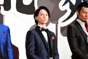 『映画刀剣乱舞』完成披露上映会に登場した北村諒