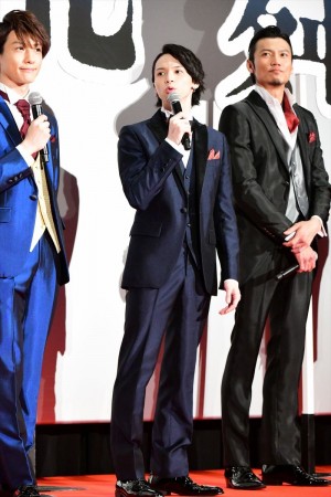 『映画刀剣乱舞』完成披露上映会に登場した北村諒