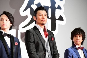 『映画刀剣乱舞』完成披露上映会に登場した岩永洋昭