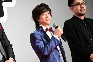 『映画刀剣乱舞』完成披露上映会に登場した椎名鯛造