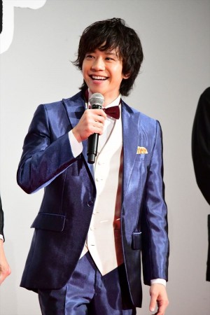 『映画刀剣乱舞』完成披露上映会に登場した椎名鯛造