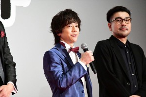 『映画刀剣乱舞』完成披露上映会に登場した椎名鯛造