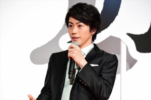 『映画刀剣乱舞』完成披露上映会に登場した廣瀬智紀