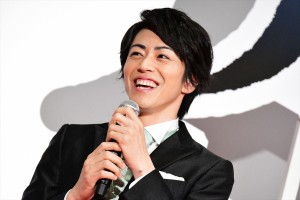 『映画刀剣乱舞』完成披露上映会に登場した廣瀬智紀