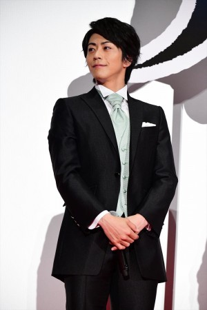 『映画刀剣乱舞』完成披露上映会に登場した廣瀬智紀