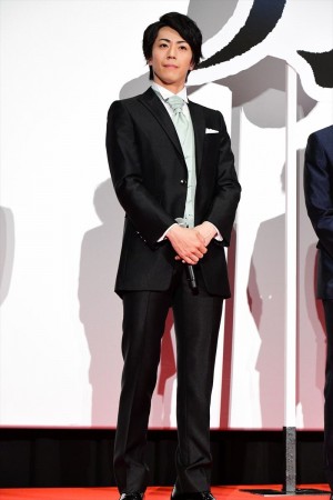 『映画刀剣乱舞』完成披露上映会に登場した廣瀬智紀