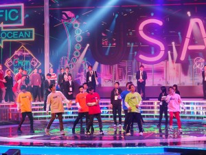 『第69回 NHK紅白歌合戦』のリハーサルに出席したDA PUMP＆内村光良