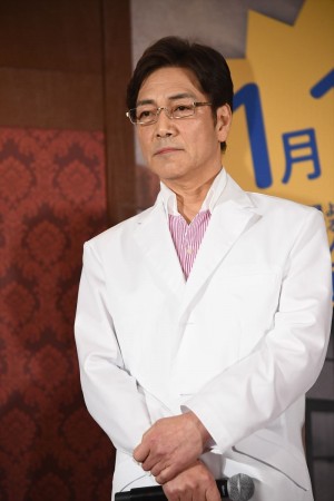 金曜ドラマ『メゾン・ド・ポリス』特別試写会＆舞台挨拶に登場した野口五郎