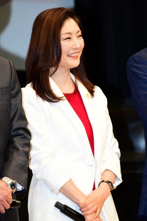 日曜劇場『グッドワイフ』プレミアム試写会＆舞台挨拶に登場した常盤貴子