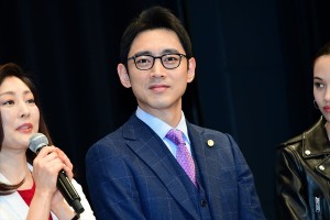 日曜劇場『グッドワイフ』プレミアム試写会＆舞台挨拶に登場した小泉孝太郎