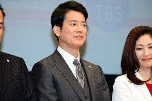 日曜劇場『グッドワイフ』プレミアム試写会＆舞台挨拶に登場した唐沢寿明