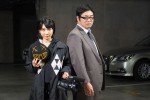（左から）『JOKER×FACE』囲み取材会に登場した松本穂香、松尾諭