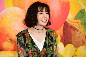 ドラマ24『フルーツ宅配便』第1話試写会＆記者会見に登場した仲里依紗