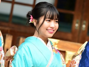 エイベックス・マネジメント 新春参拝＆晴れ着撮影会に登場した大原優乃