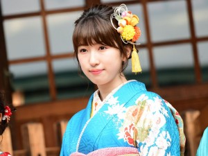 エイベックス・マネジメント 新春参拝＆晴れ着撮影会に登場した日比美思