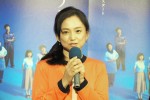 土曜ドラマ『みかづき』試写会に登場した永作博美