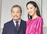 （左から）第42回日本アカデミー賞 優秀賞発表記者会見に登場した西田敏行、蒼井優