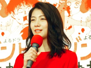 よるドラ『ゾンビが来たから人生見つめ直した件』試写会に登場した瀧内公美