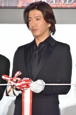 映画『マスカレード・ホテル』初日舞台挨拶に登壇した木村拓哉