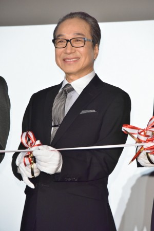 映画『マスカレード・ホテル』初日舞台挨拶に登壇した小日向文世