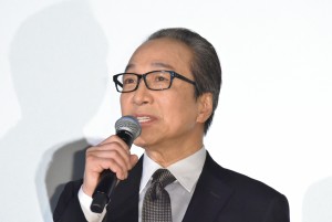 映画『マスカレード・ホテル』初日舞台挨拶に登壇した小日向文世