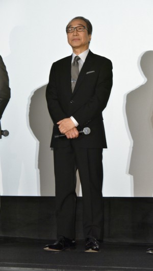 映画『マスカレード・ホテル』初日舞台挨拶に登壇した小日向文世